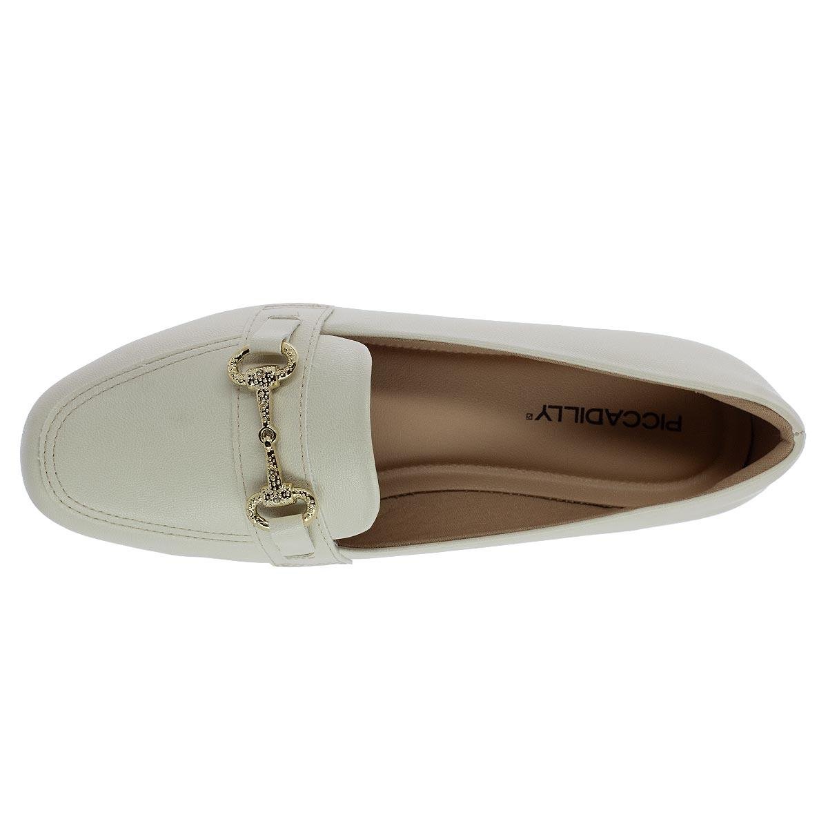 Sapatilha Feminino Piccadilly 250275-8 Offwhite Branco 3