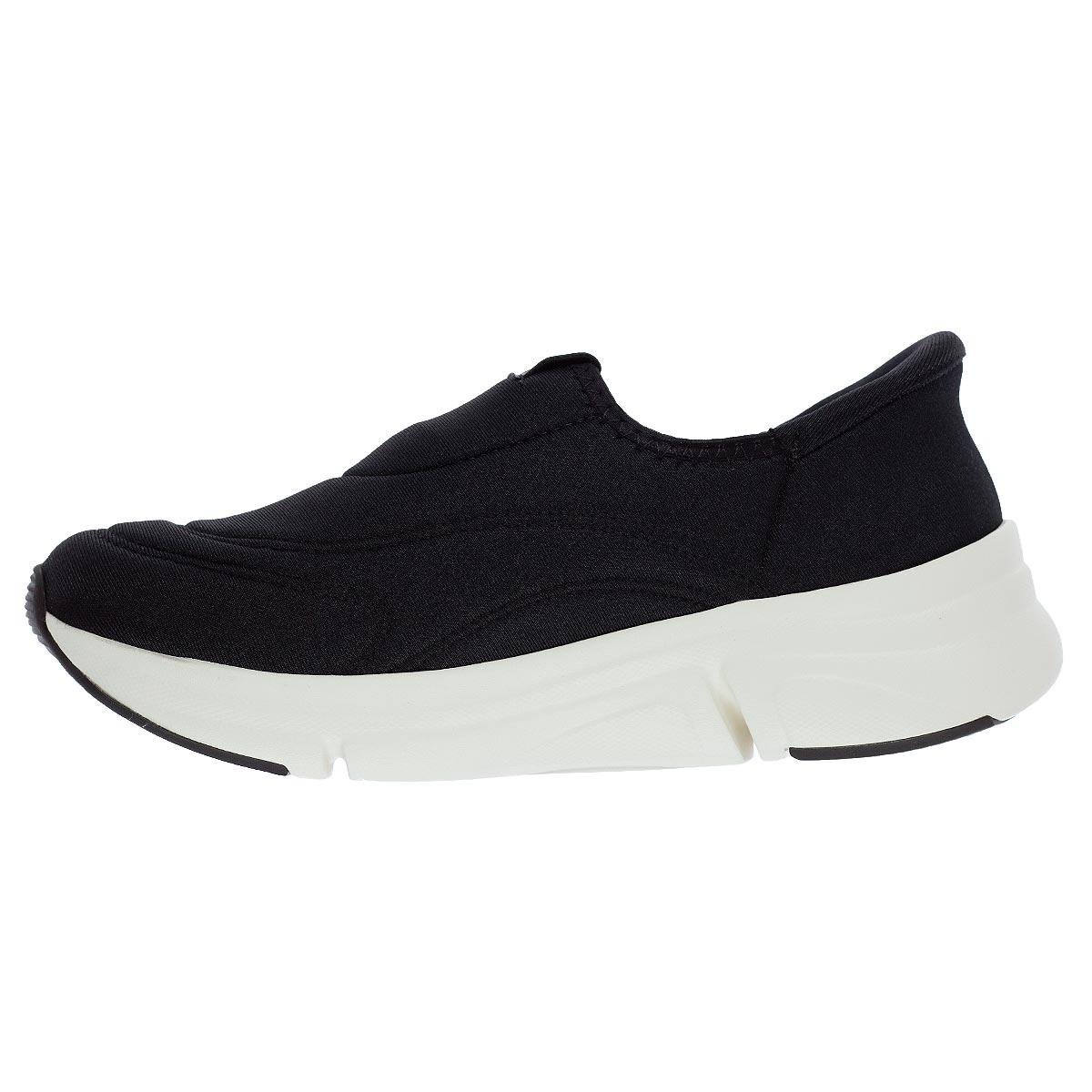 Tênis Slip On Feminino Modare Ultraconforto 7401.107 Preto Preto 2