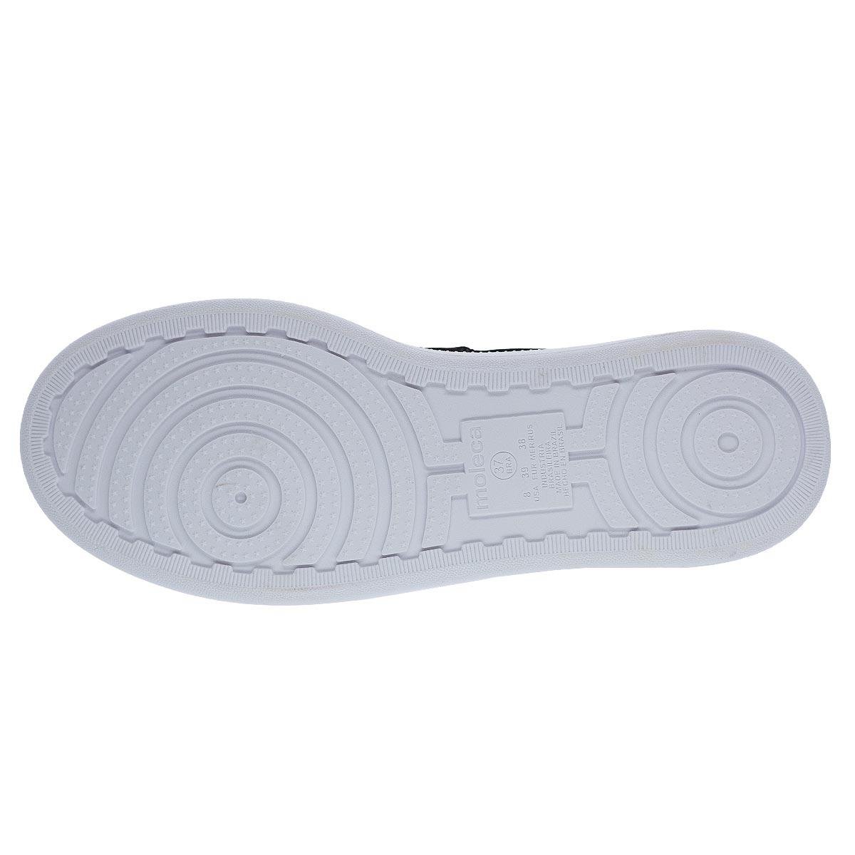 Tênis Casual Feminino Moleca Ana Castela 5816.108 Preto Preto 4