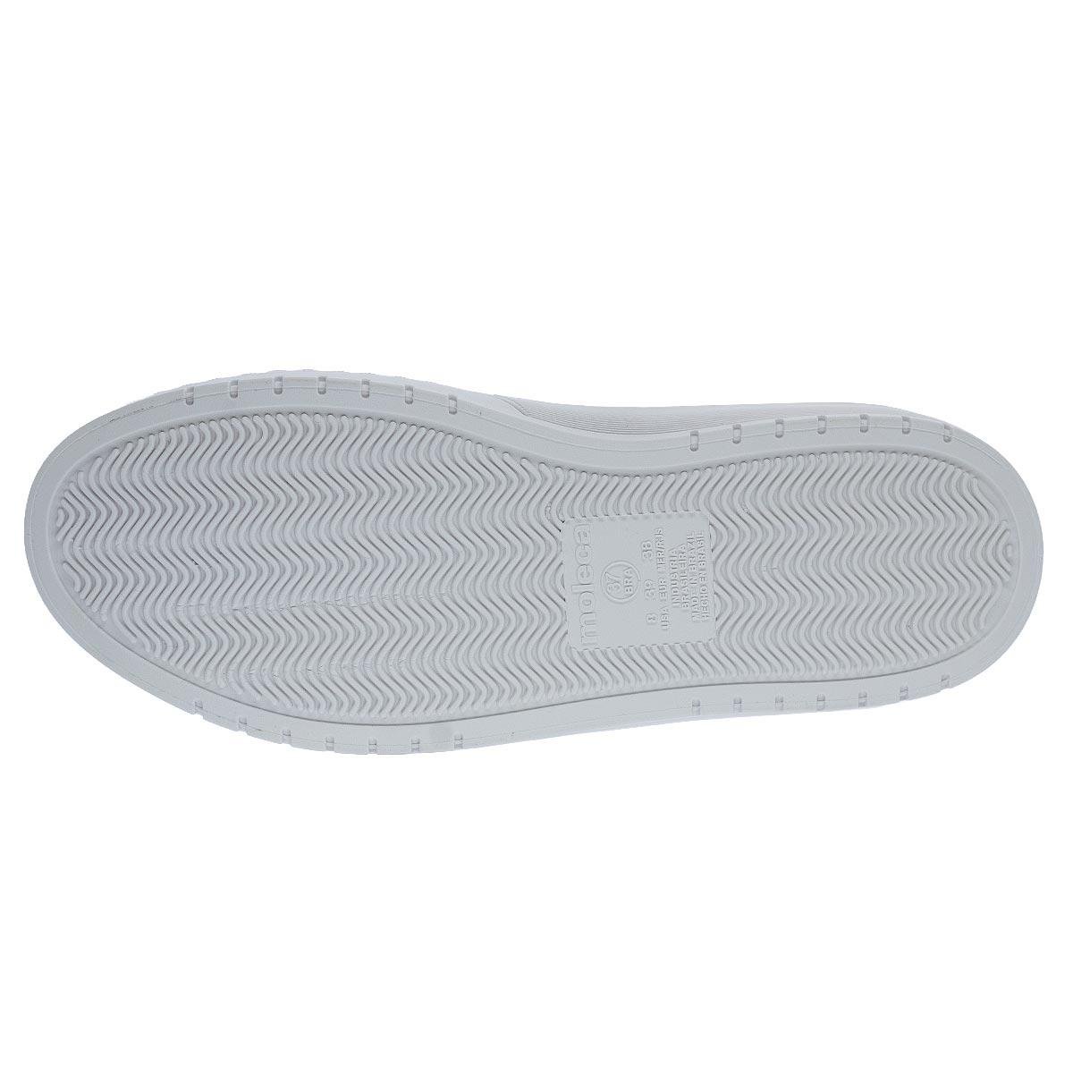 Tênis Casual Feminino Moleca 5791.110 Offwhite Off White 4