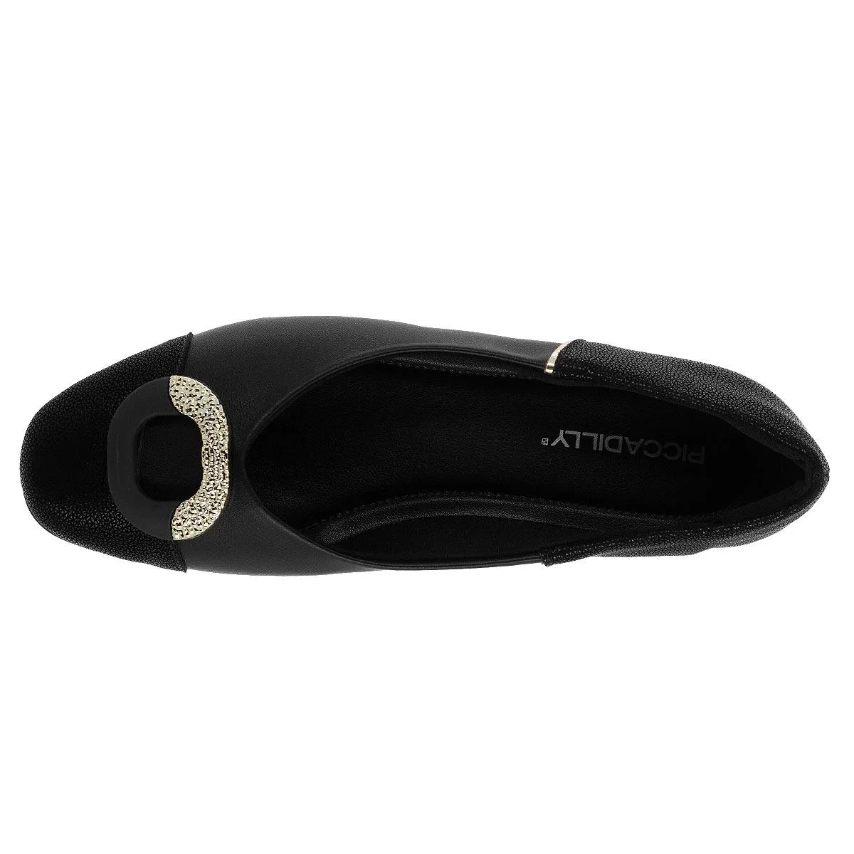 Sapatilha Feminino Piccadilly 250277-7 Preta Preto 3