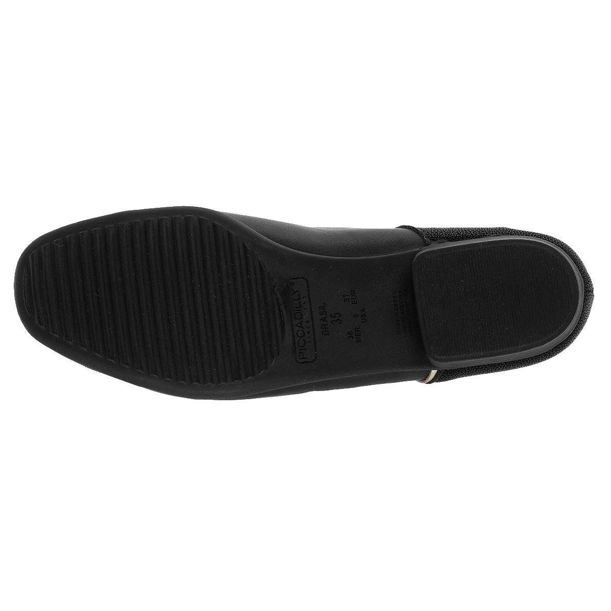 Sapatilha Feminino Piccadilly 250277-7 Preta Preto 4