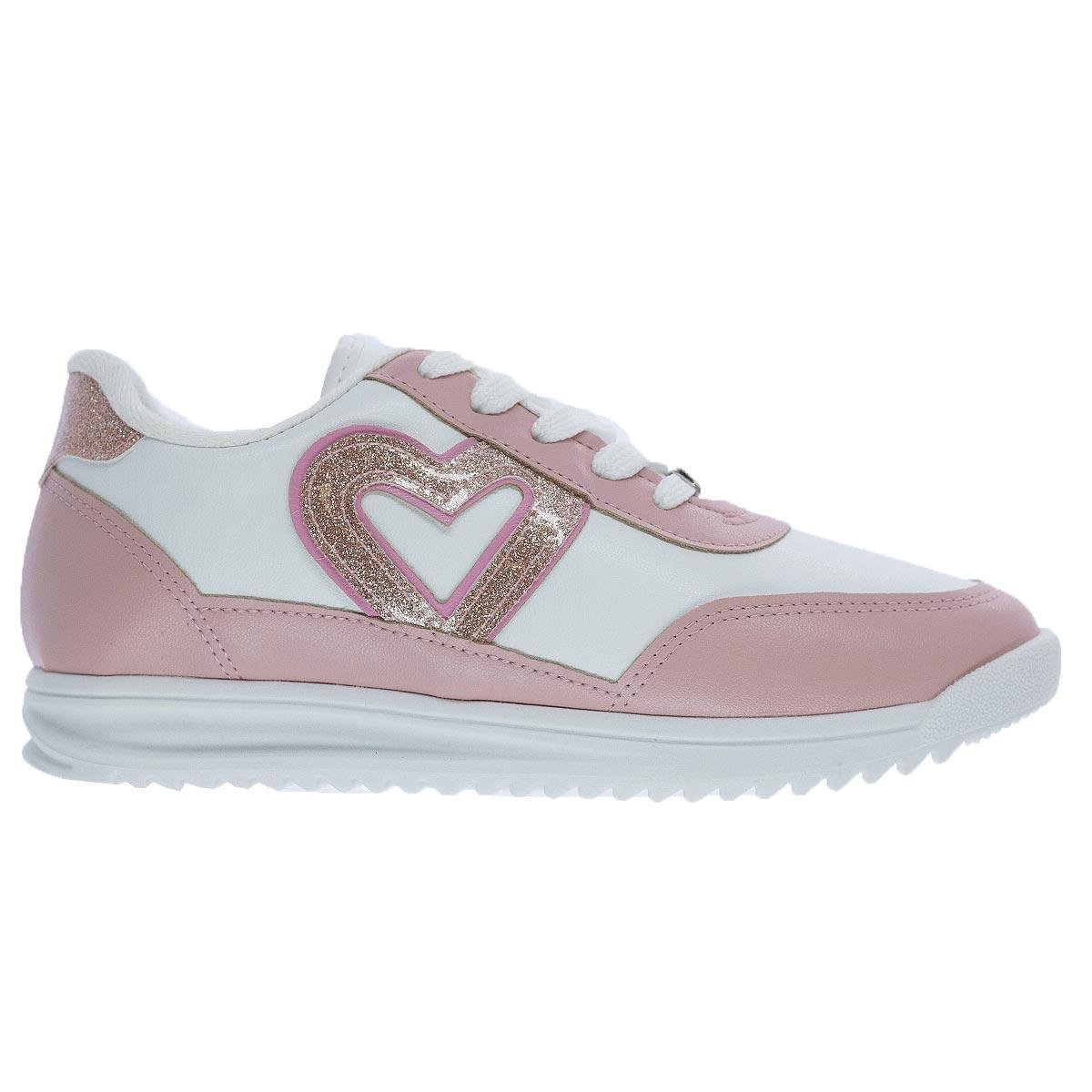 Tênis Casual Infantil Menina Molekinha 2583.107 Branco