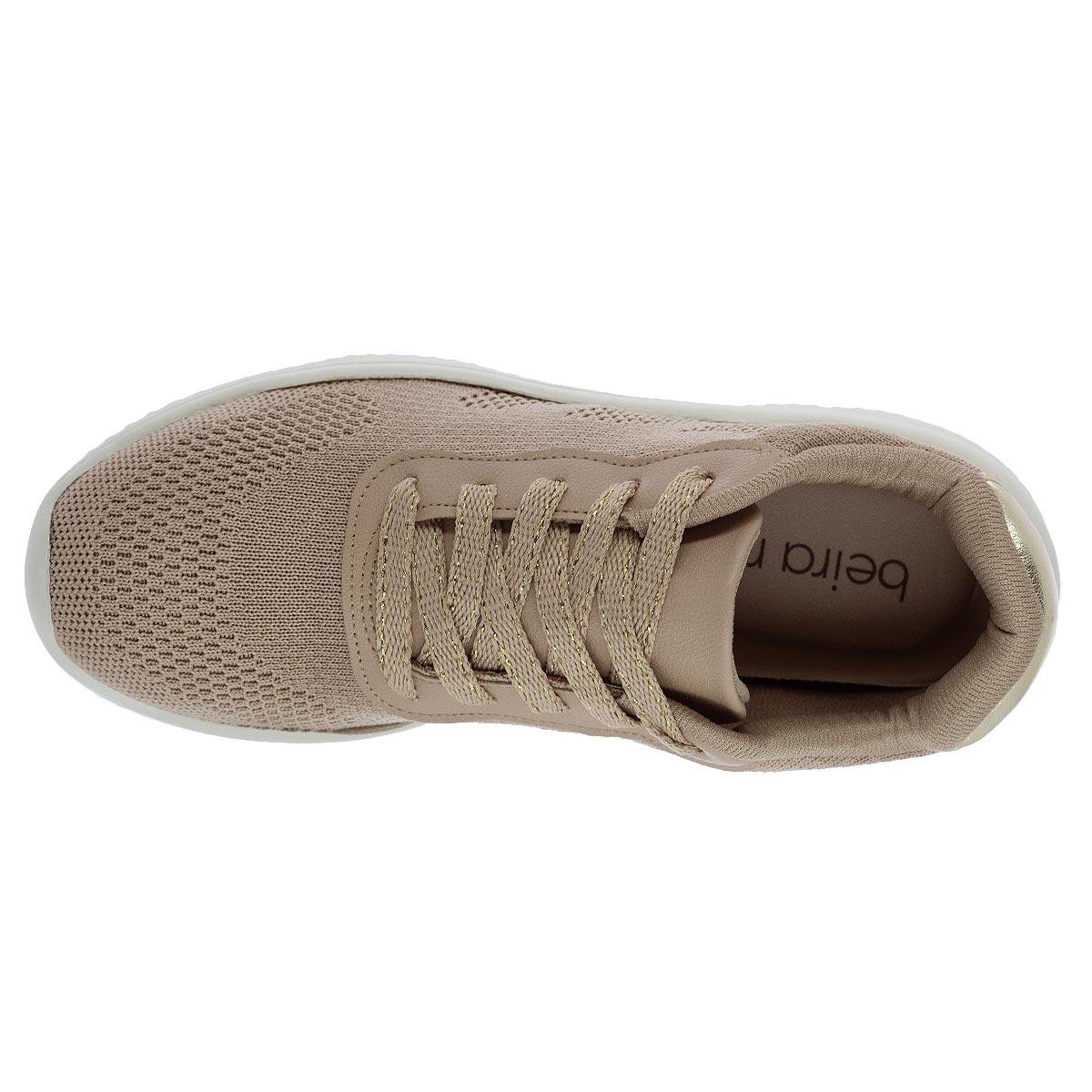 Tênis Casual Feminino Beira Rio 4332.110 Bege Bege 3