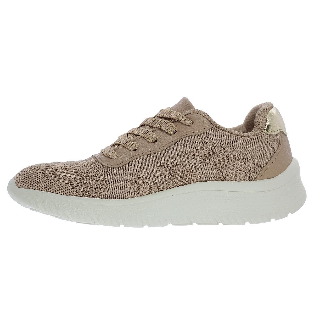 Tênis Casual Feminino Beira Rio 4332.110 Bege Bege 2