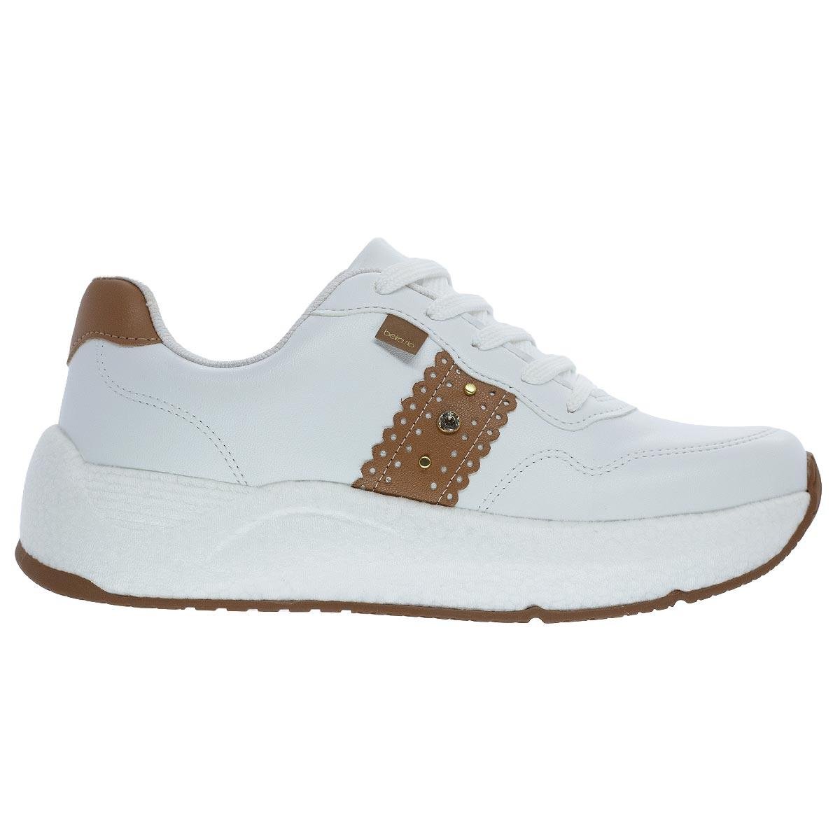 Tênis Casual Feminino Beira Rio 4327.106 Branco