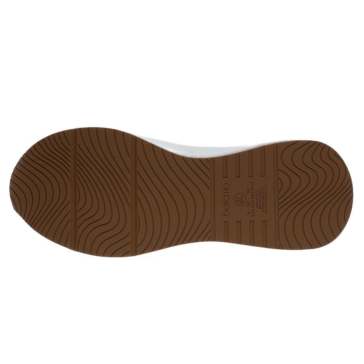 Tênis Casual Feminino Beira Rio 4327.106 Branco Branco 4