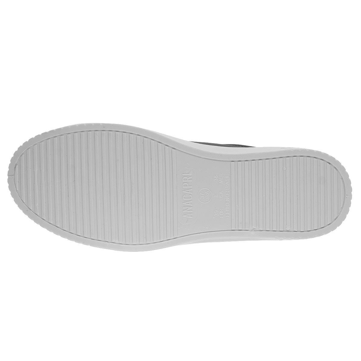 Tênis Casual Feminino Anacapri C30341 Preto Preto 4