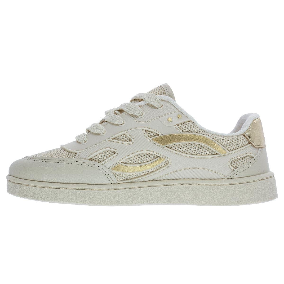 Tênis Casual Infantil Menina Molekinha 2574.120 Offwhite Off White 2