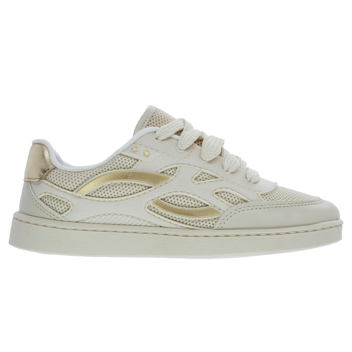 Tênis Casual Infantil Menina Molekinha 2574.120 Offwhite
