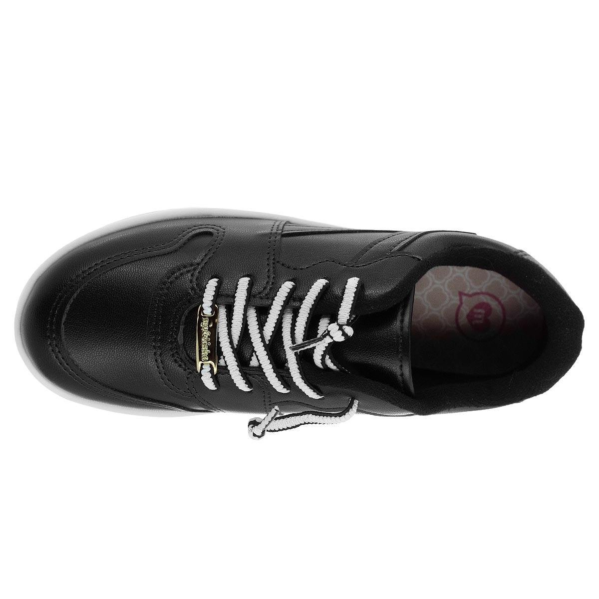 Tênis Casual Infantil Menina Molekinha 2574.126 Preto Preto 3