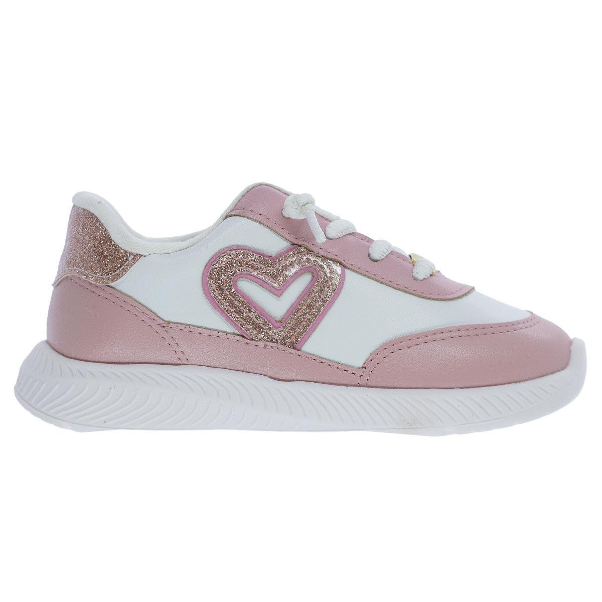 Tênis Infantil Menina Molekinha 2723.221 Branco