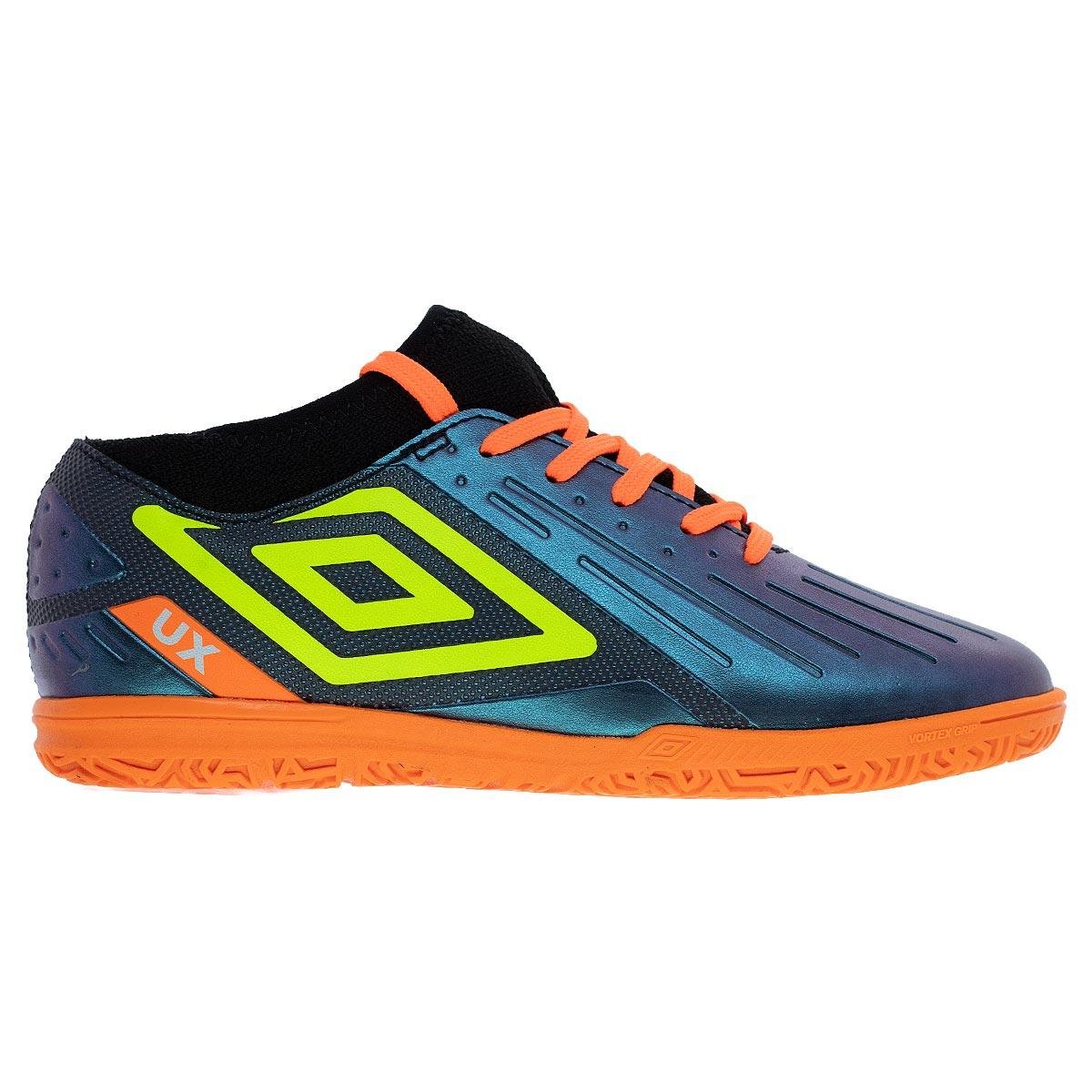 Chuteira Indoor Infantil Menino Umbro UX JR Laranja