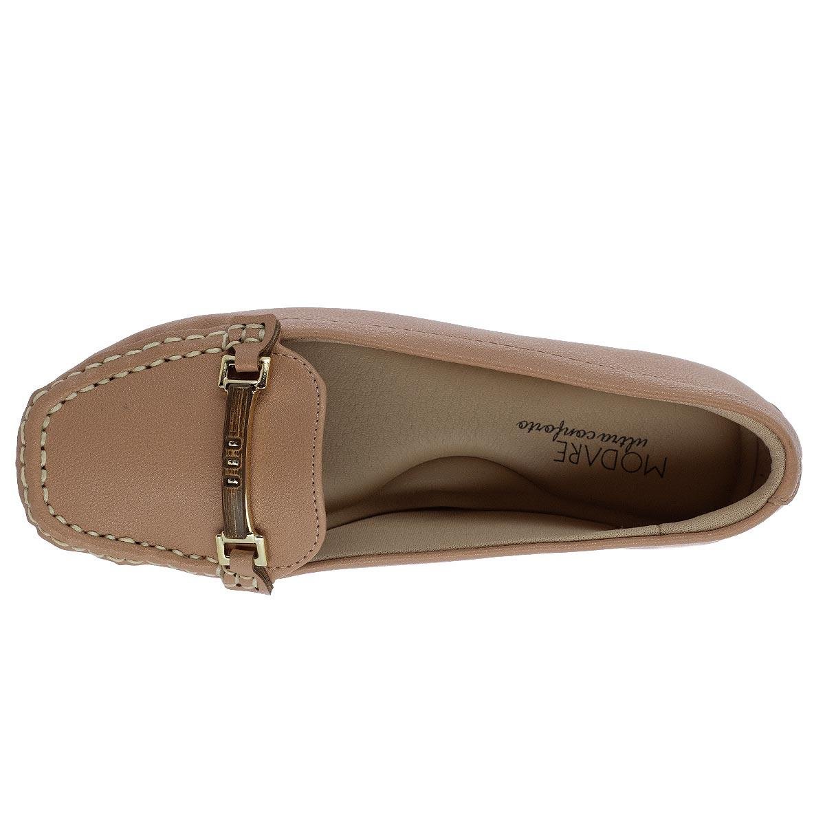Sapato Mocassim Feminino Modare 7035.664 Nude Nude 3