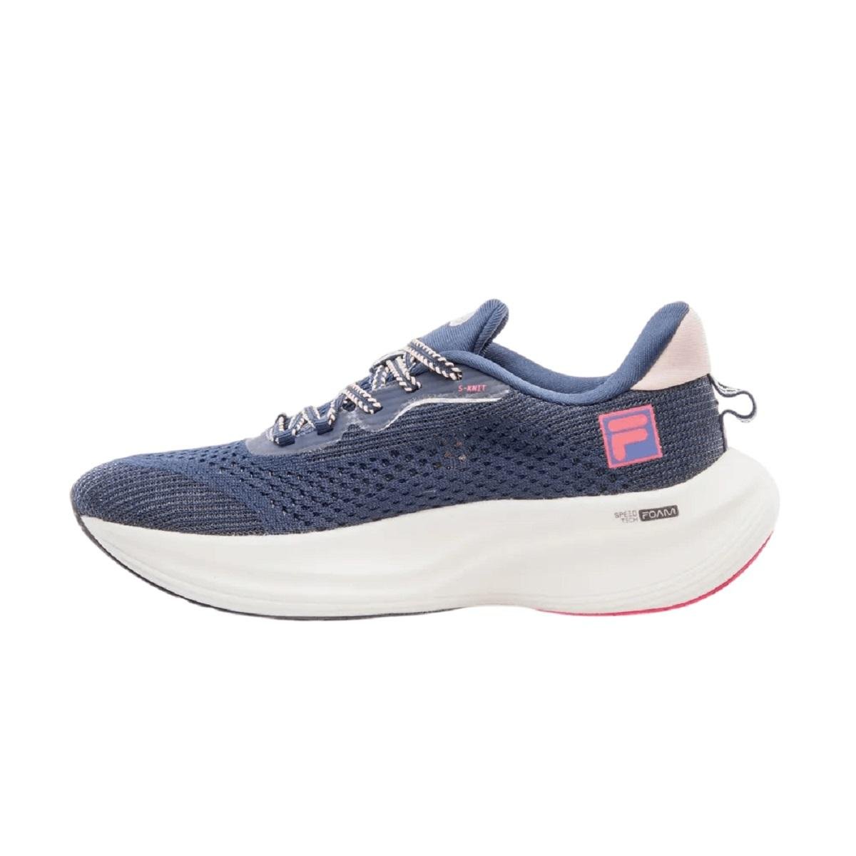 Tênis Esportivo Corrida Feminino Fila Racer Speedzone Marinho Azul Marinho 2