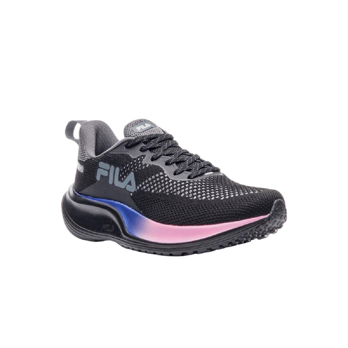 Tênis Esportivo Corrida Feminino Fila Speed Lite Preto Preto 3