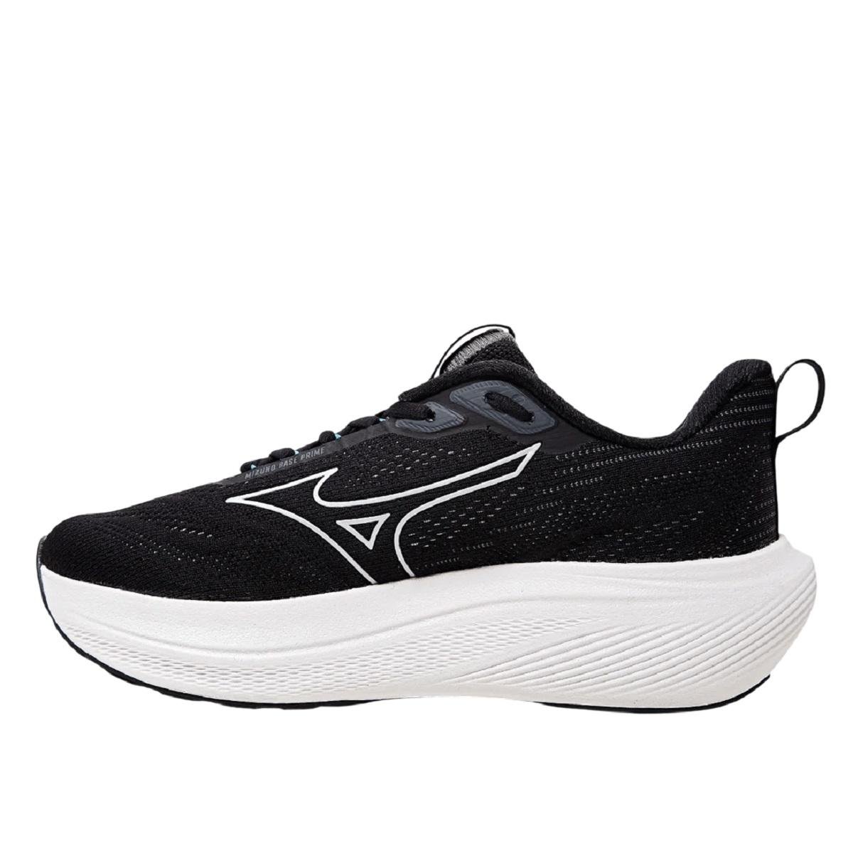 Tênis Esportivo Corrida Masculino Mizuno Base Prime Preto Preto 2