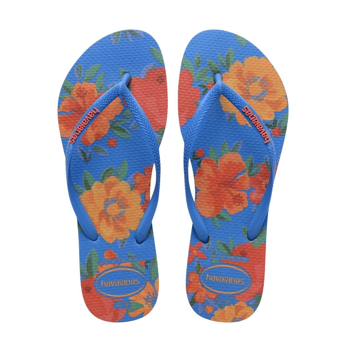 Chinelo Feminino Havaianas Slim Summer Azul