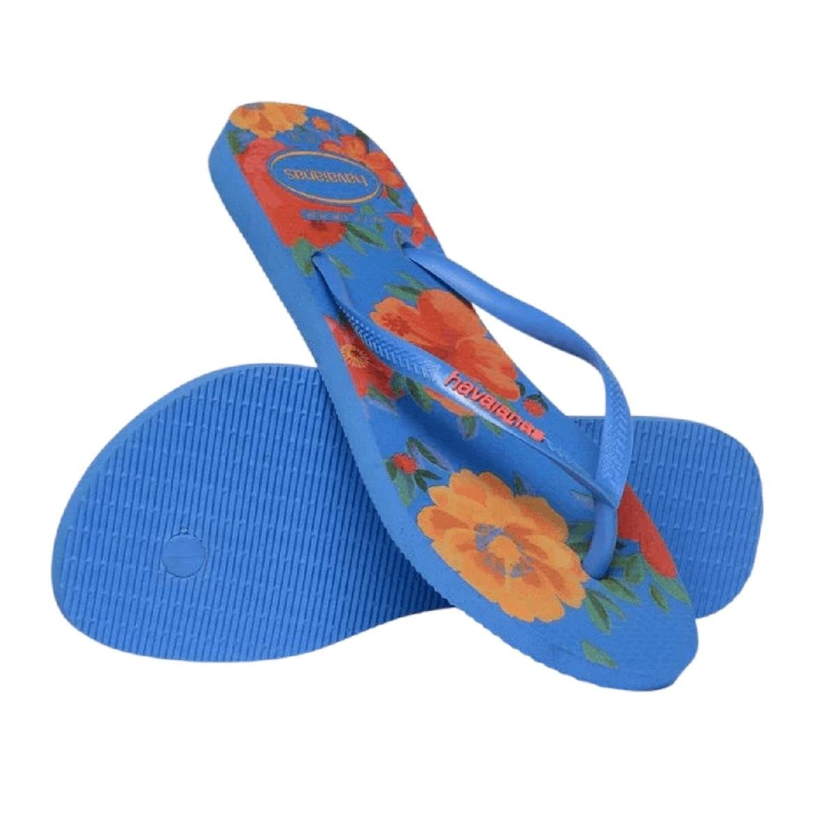 Chinelo Feminino Havaianas Slim Summer Azul Azul 4