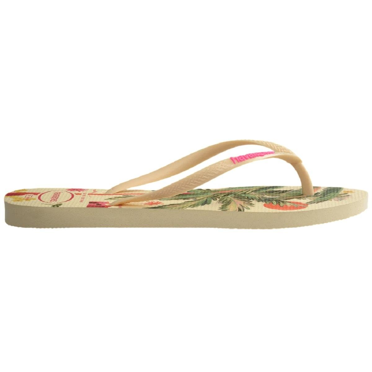 Chinelo feminino Havaianas Slim Summer Creme Branco 2