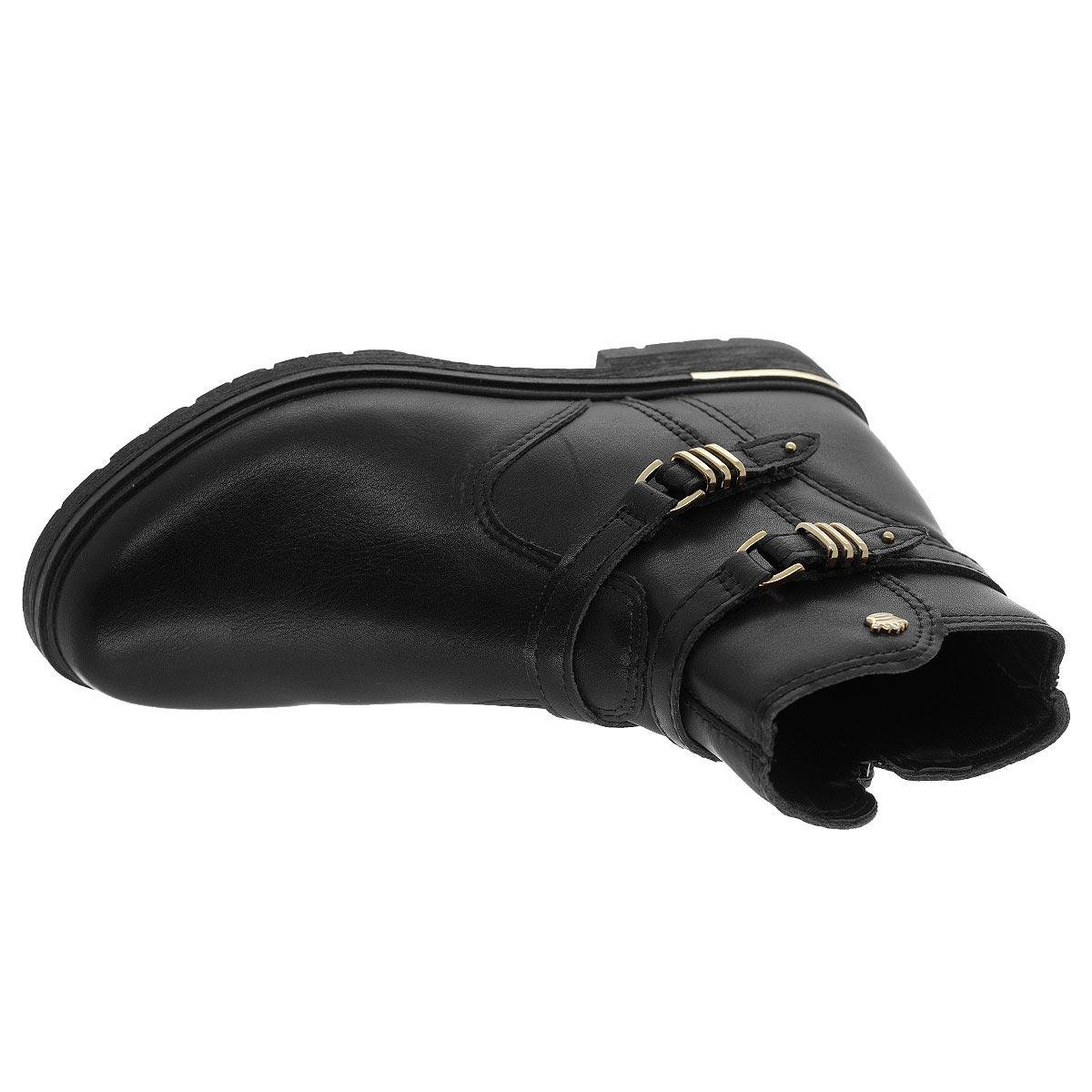 Bota Cano Curto Infantil Menina Pink Cats V6071 Preta Preto 3
