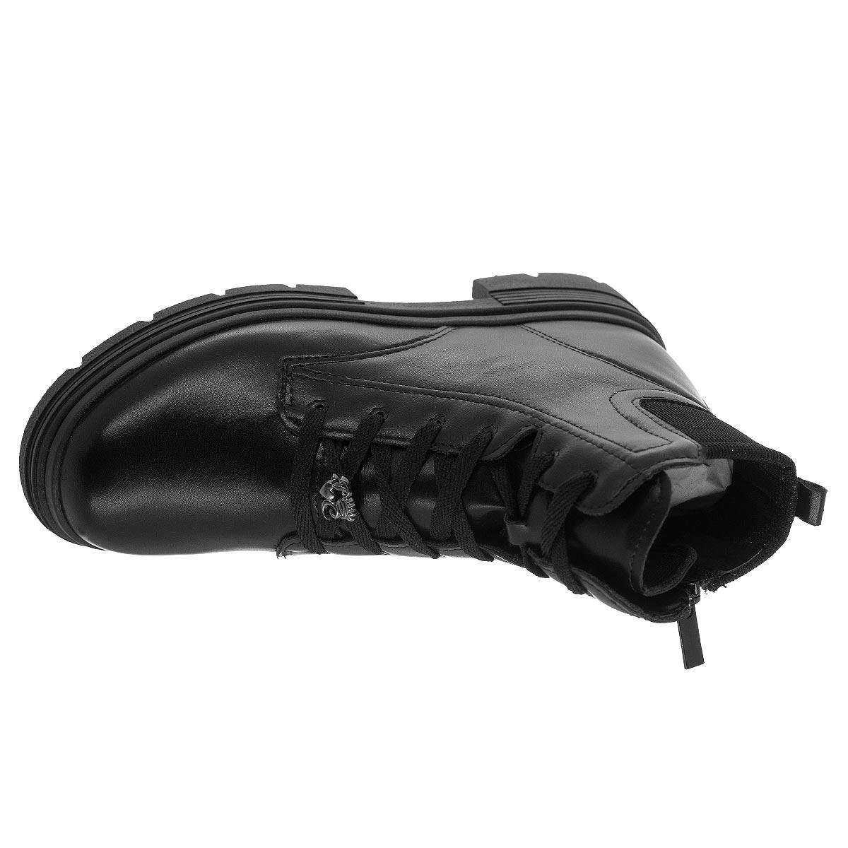 Bota Coturno Infantil Menina Pink Cats V6081 Preta Preto 3
