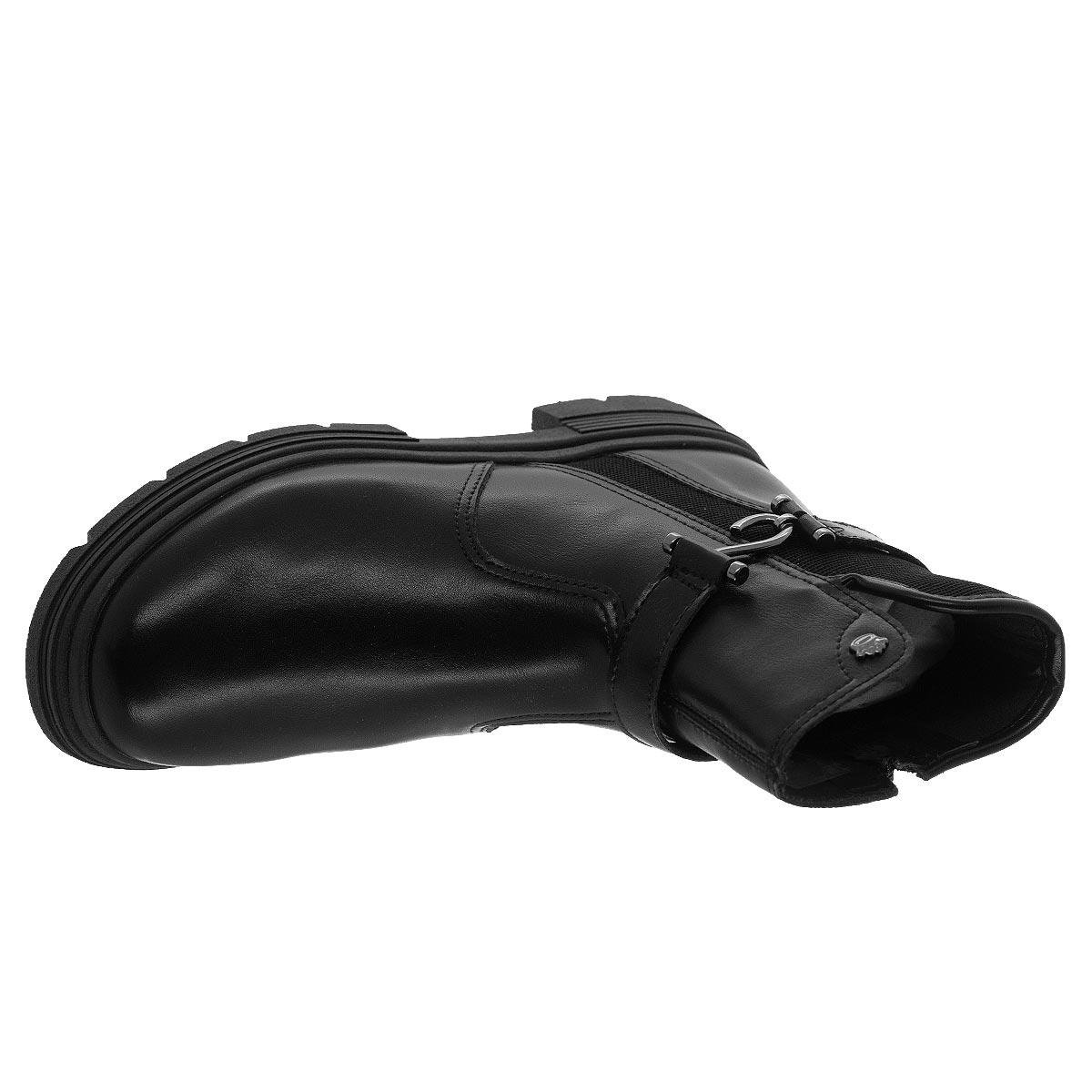Bota Cano Curto Infantil Menina Pink Cats V6082 Preta Preto 3
