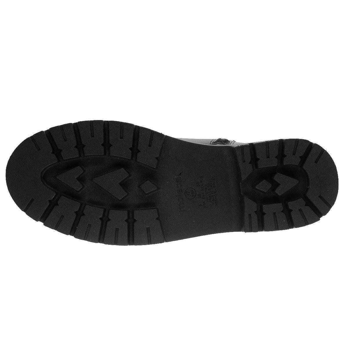 Bota Cano Médio Feminina Tratorado Moleca 5344.209 Preto Preto 4