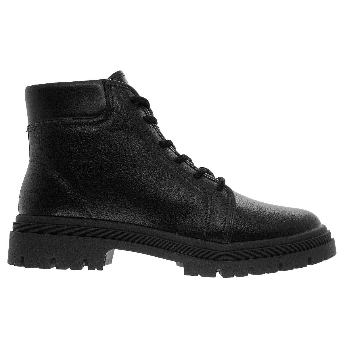 Bota Coturno Feminina Tratorado Moleca 5344.202 Preto