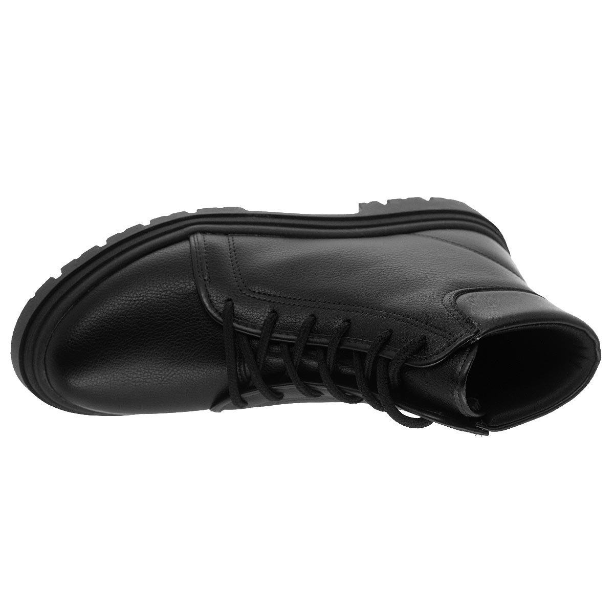 Bota Coturno Feminina Tratorado Moleca 5344.202 Preto Preto 3