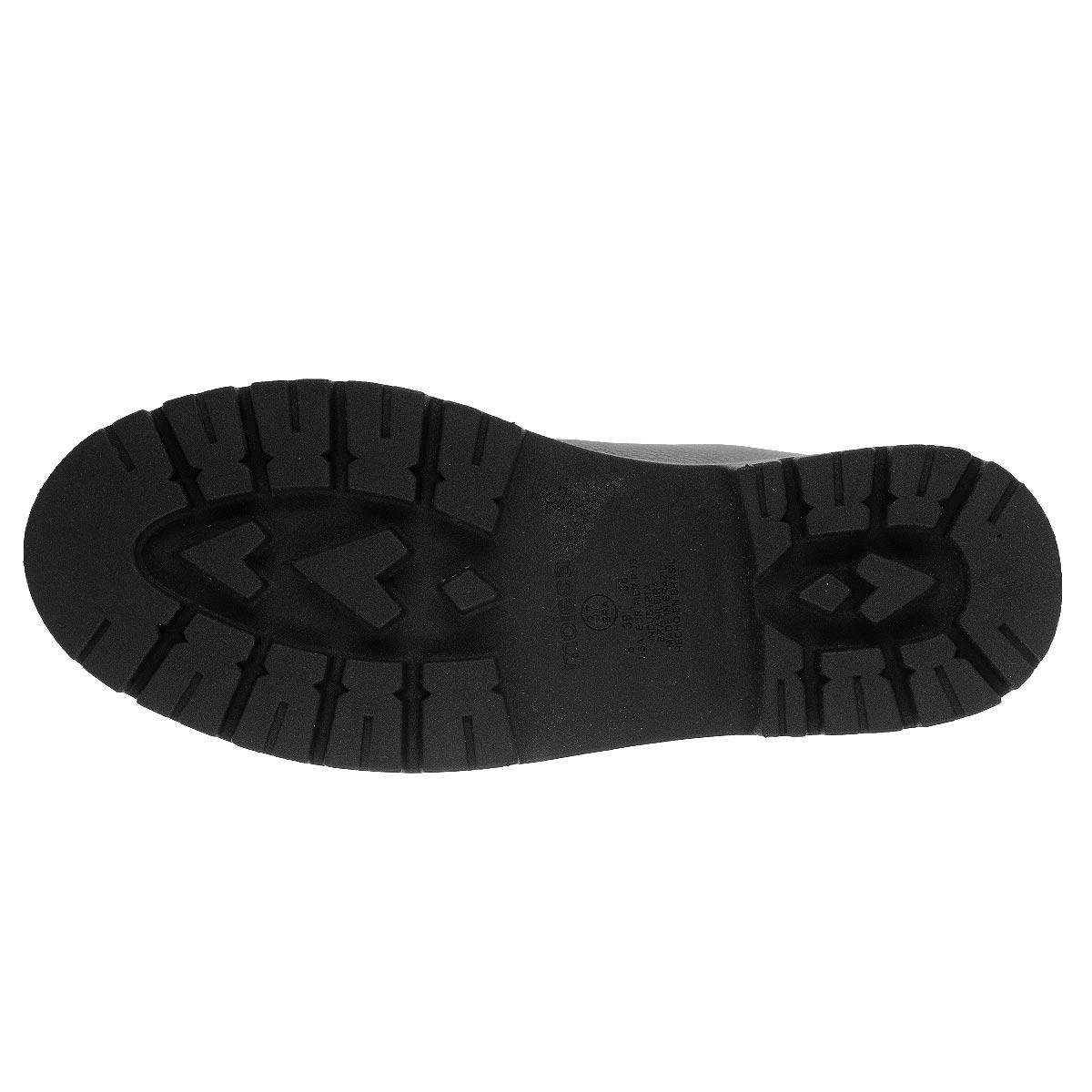 Bota Coturno Feminina Tratorado Moleca 5344.202 Preto Preto 4