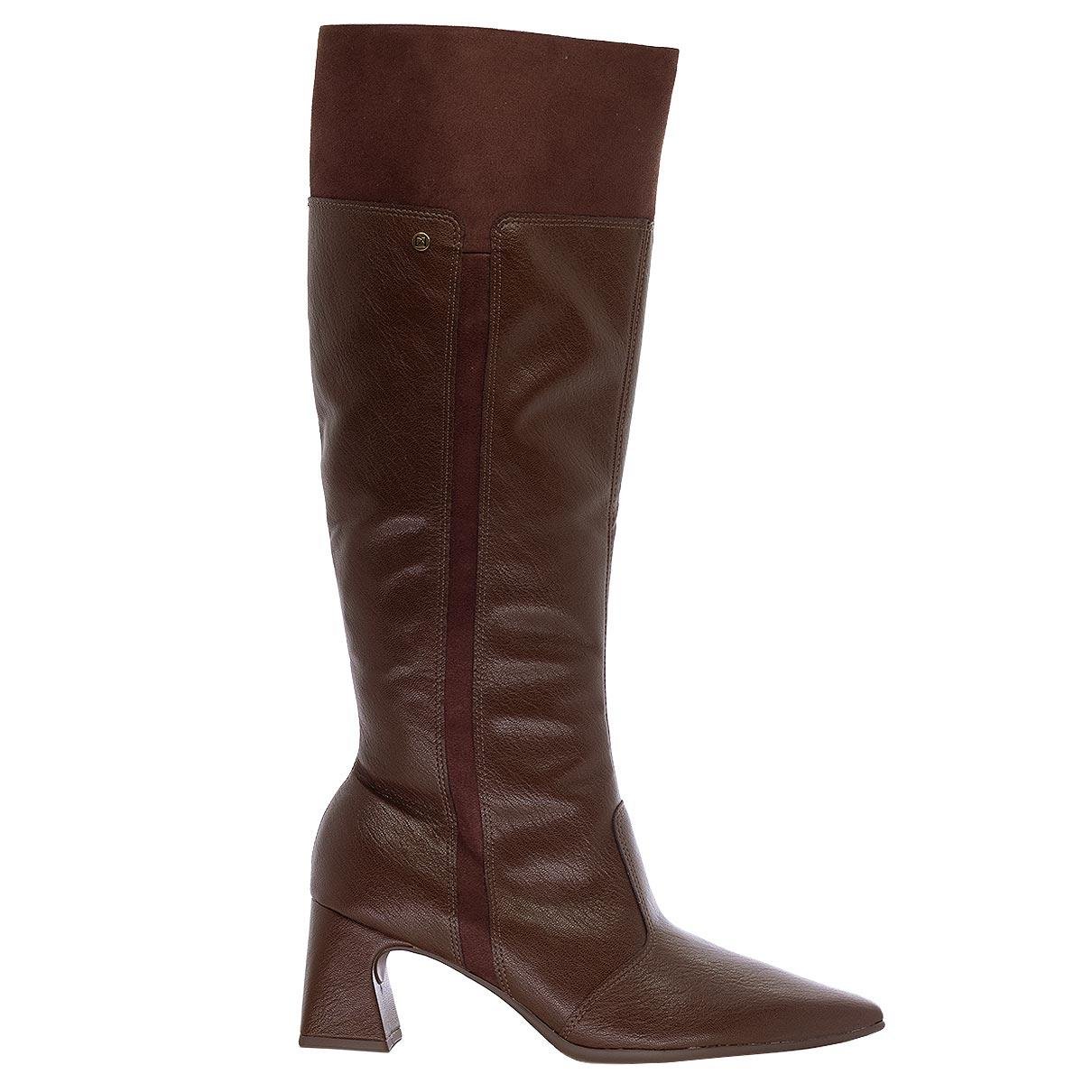 Bota Montaria Cano Longo Feminina Piccadilly 764031 Marrom