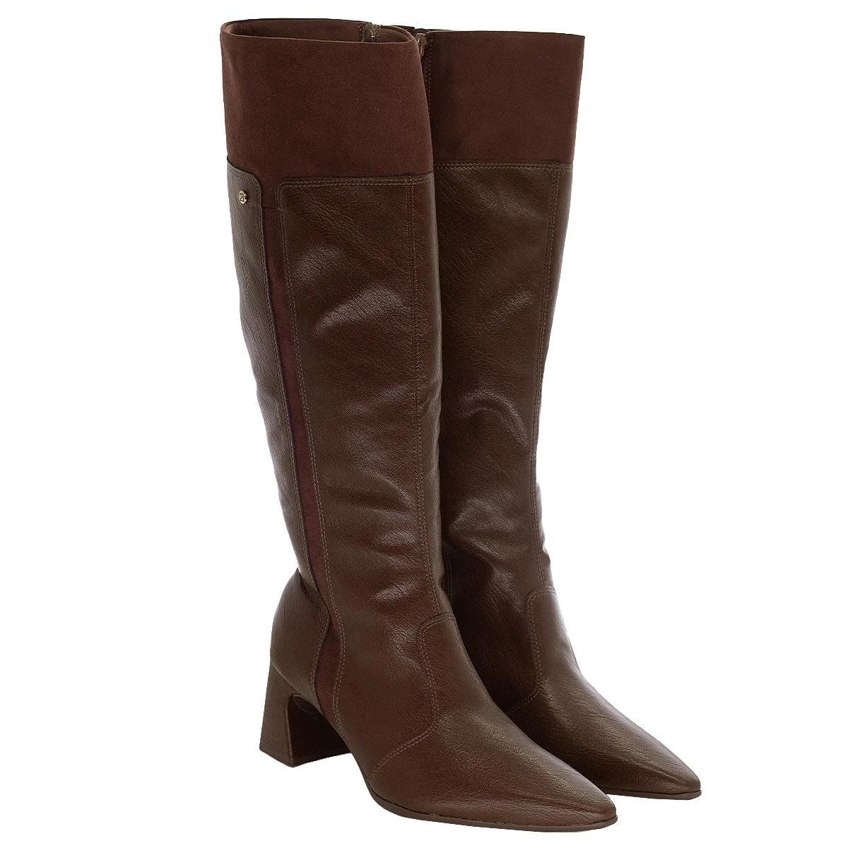 Bota Montaria Cano Longo Feminina Piccadilly 764031 Marrom Marrom 3