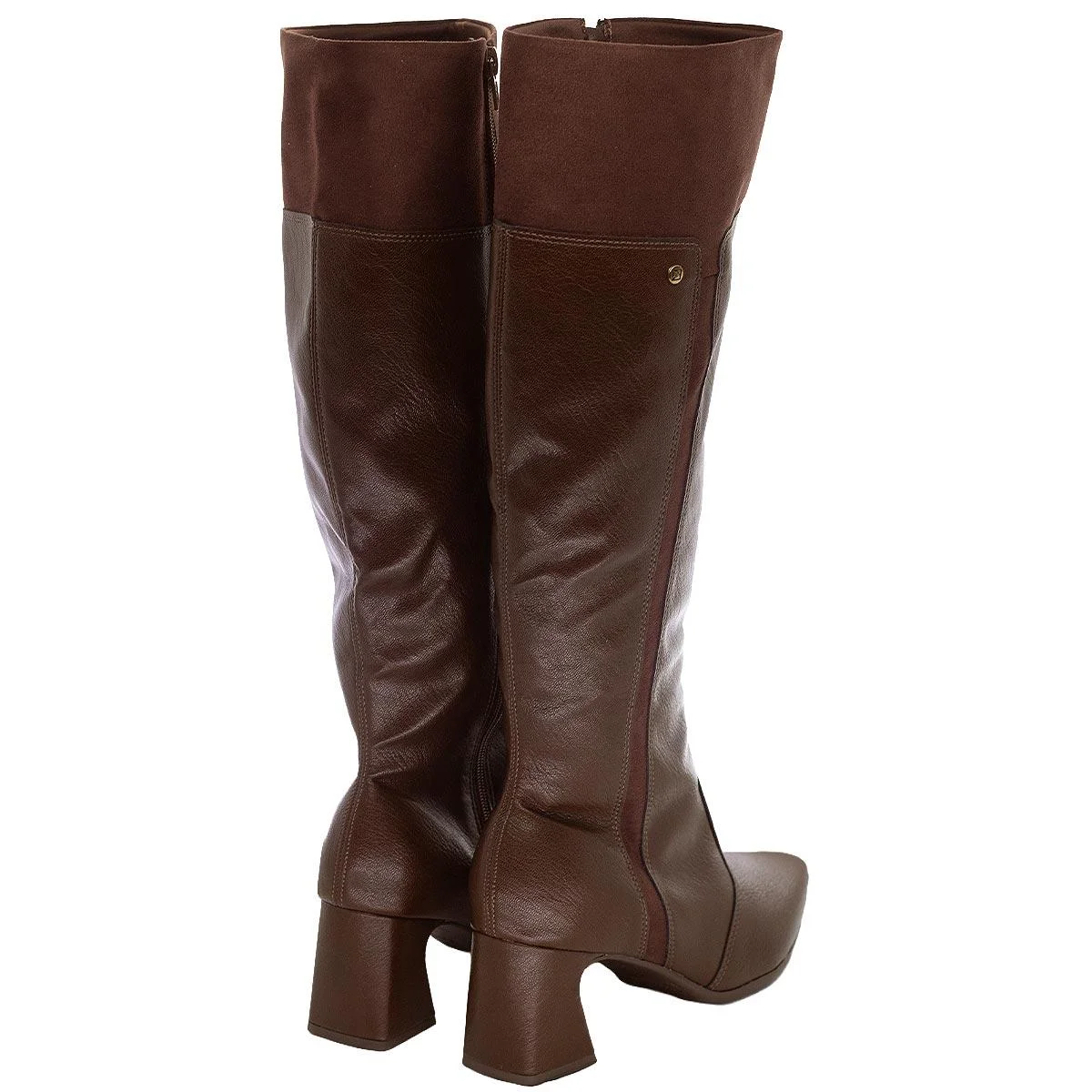 Bota Montaria Cano Longo Feminina Piccadilly 764031 Marrom Marrom 4