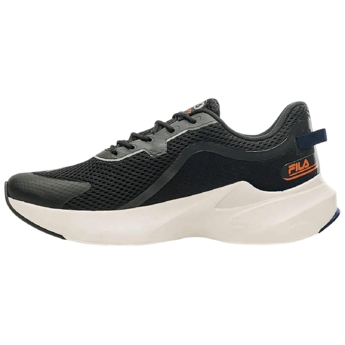 Tênis Esportivo Corrida Masculino Fila Recovery 11J728X Preto Preto 2