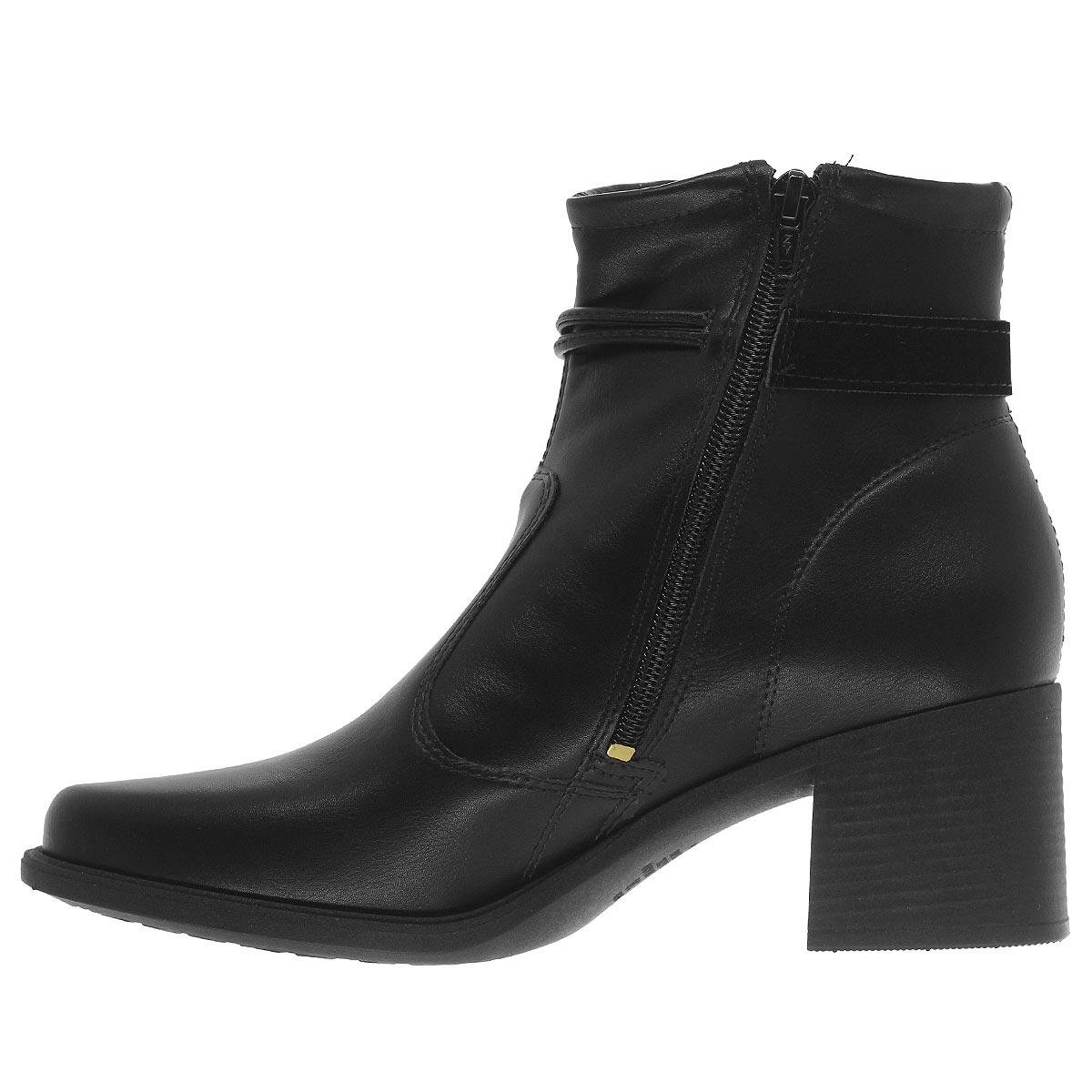 Bota Cano Curto Feminina Mississipi J0342 Preto Preto 2