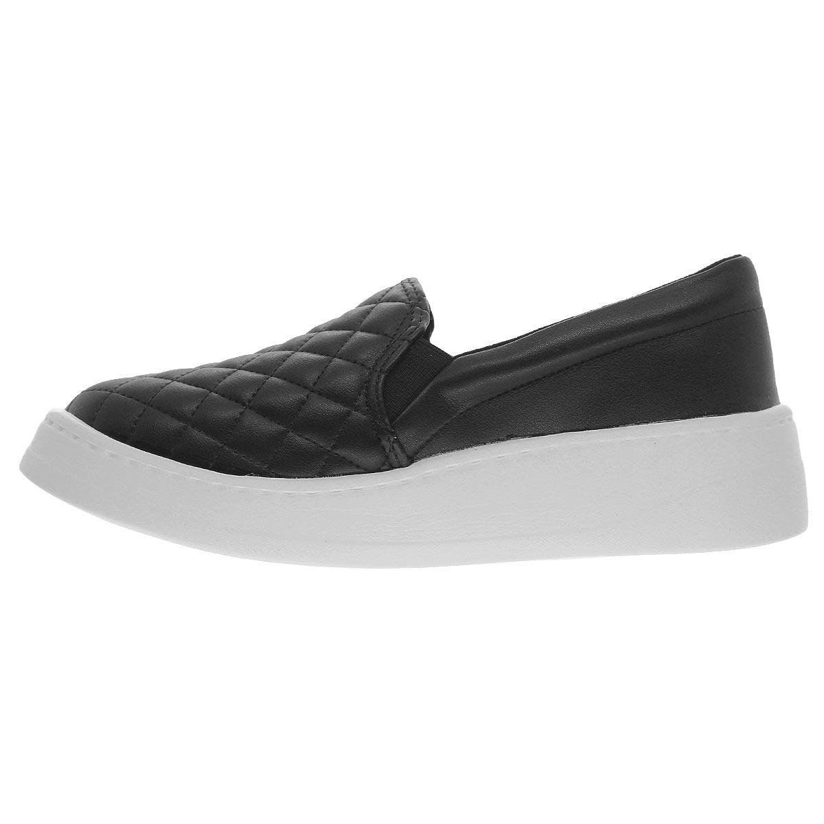 Tênis Casual Slip On Feminino Modare 7402.108 Preto Preto 2