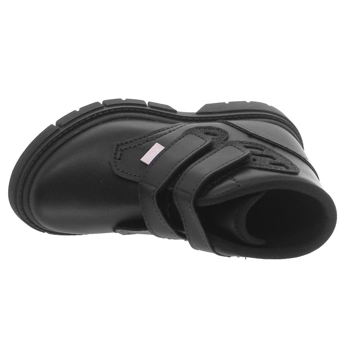 Bota Coturno Infantil Menina Kidy 08401130007 Preto Preto 3