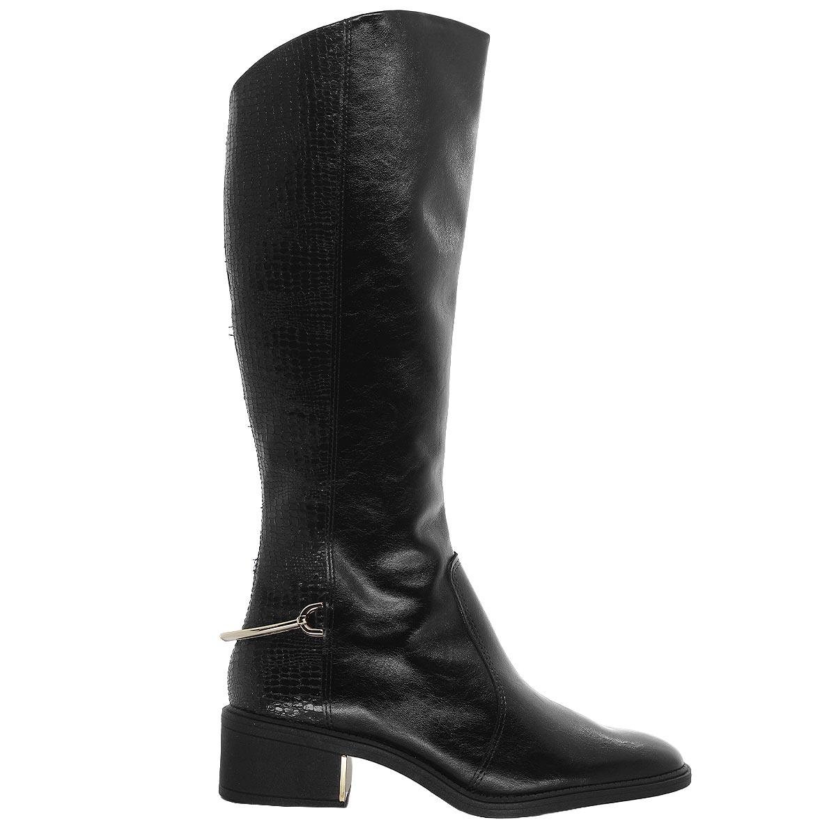 Bota Cano Longo Feminino Ramarim Preto