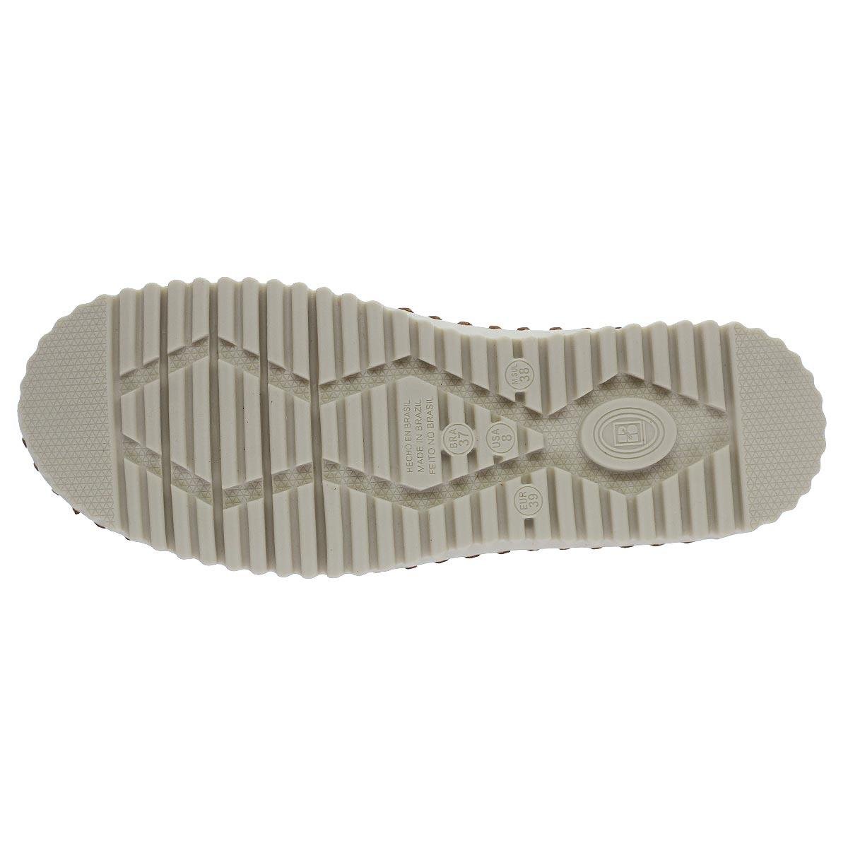 Tênis Slip On Feminino Bottero Firenze Couro Caramelo Marrom 4