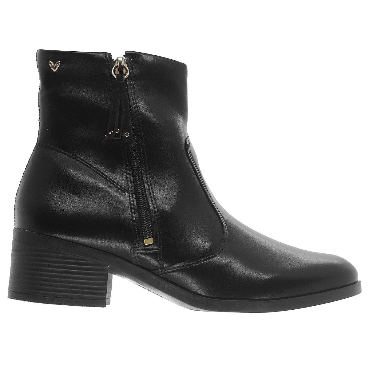 Bota Cano Curto Feminina Mississipi J1442 Preto