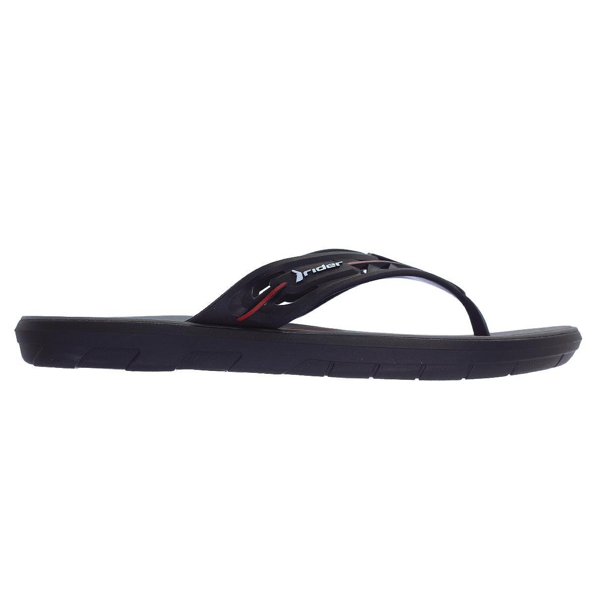 Chinelo Masculino Rider Motion 12633 Preto Preto 2