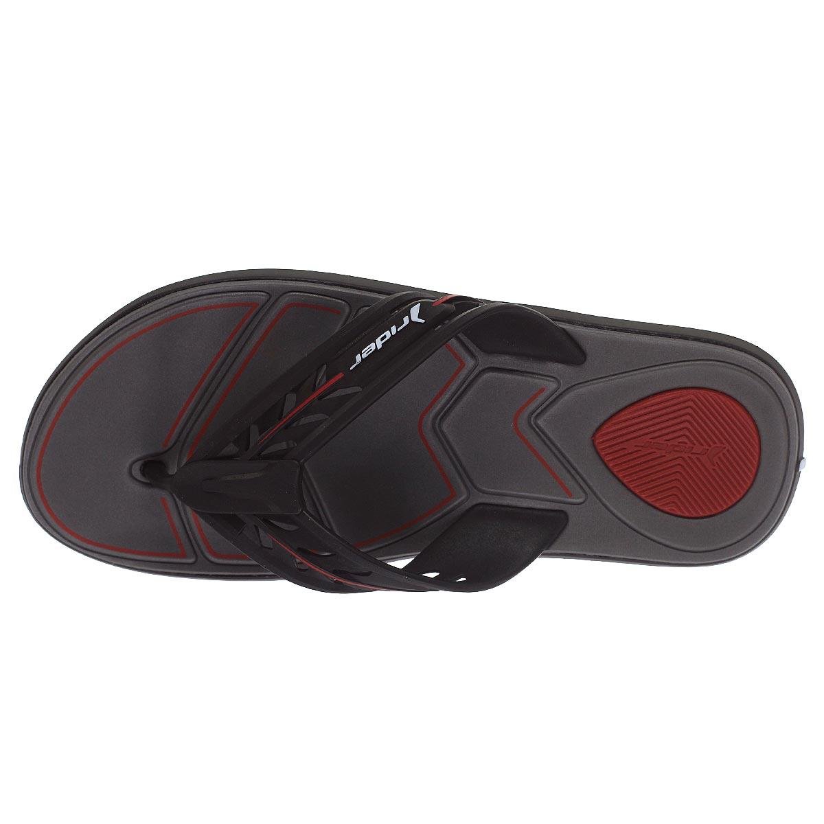 Chinelo Masculino Rider Motion 12633 Preto Preto 4