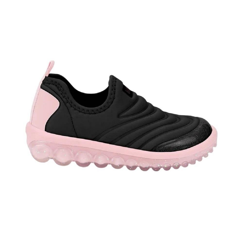 Tênis Slip On Infantil Menina Roller 2.0 Bibi Preto