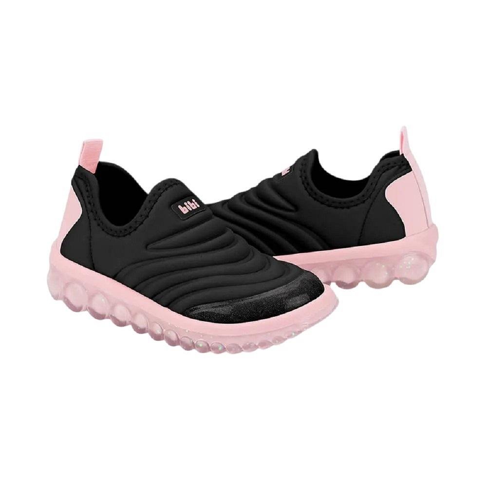 Tênis Slip On Infantil Menina Roller 2.0 Bibi Preto Preto 3