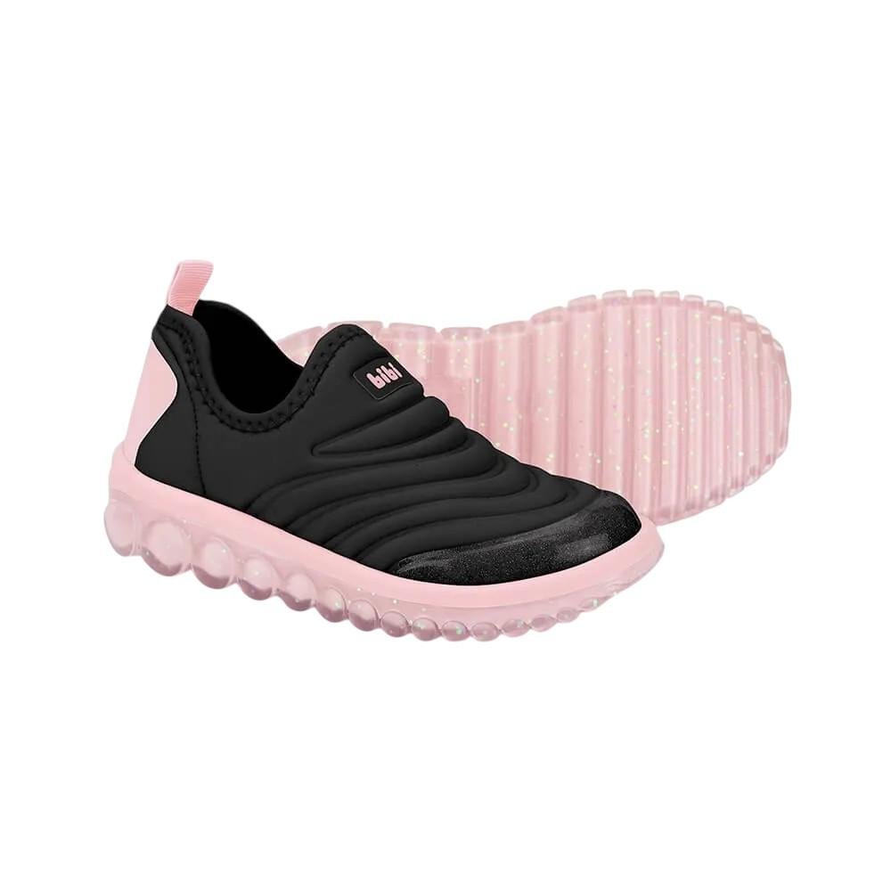Tênis Slip On Infantil Menina Roller 2.0 Bibi Preto Preto 4