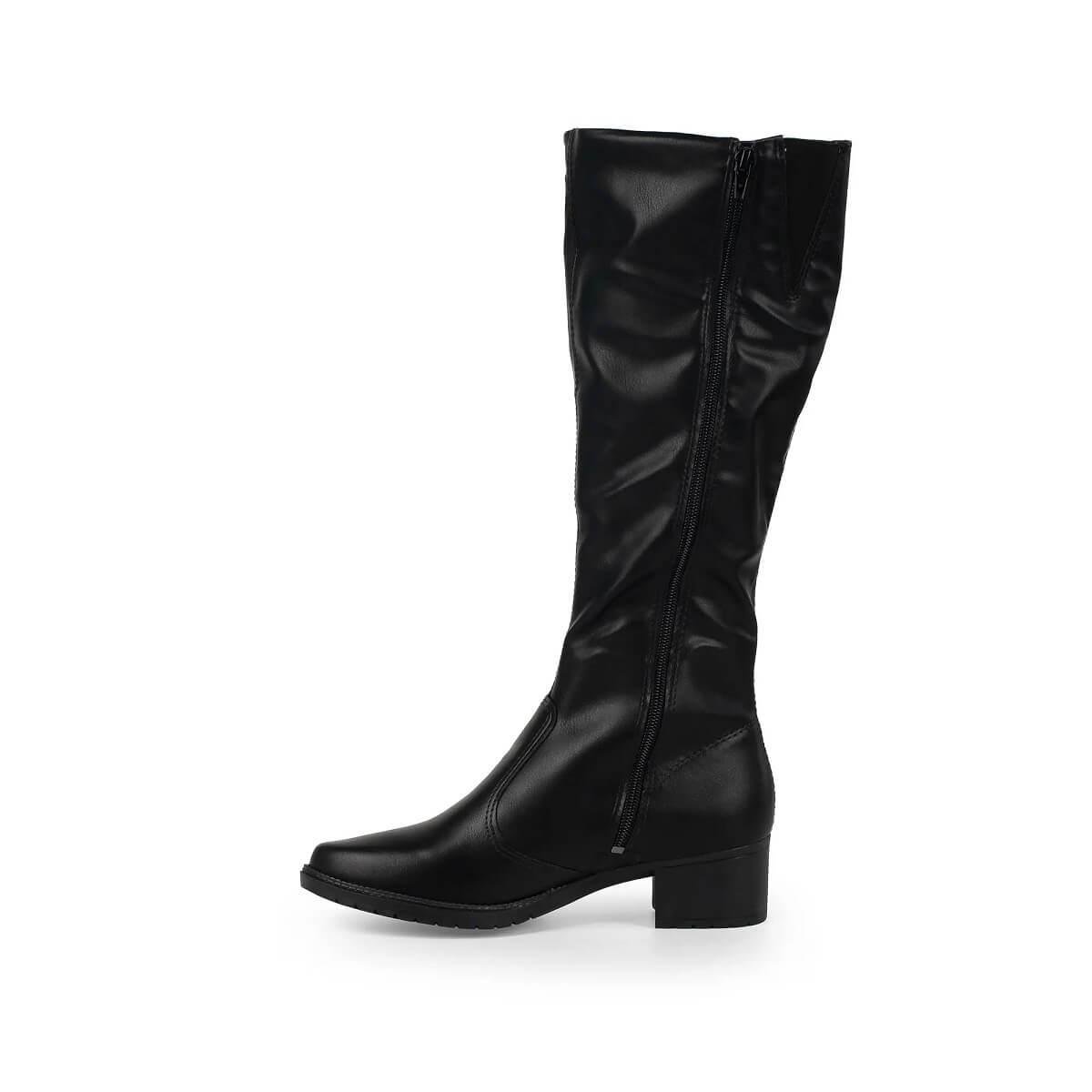 Bota Cano Longo Feminina Mississipi J0332 Preta Preto 2