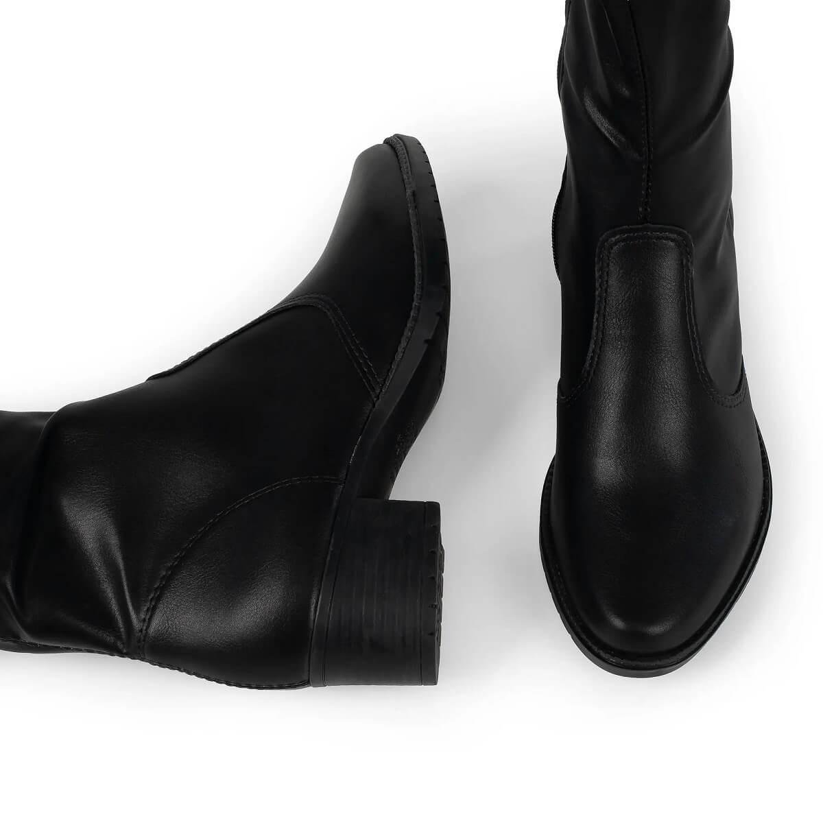 Bota Cano Longo Feminina Mississipi J0332 Preta Preto 3