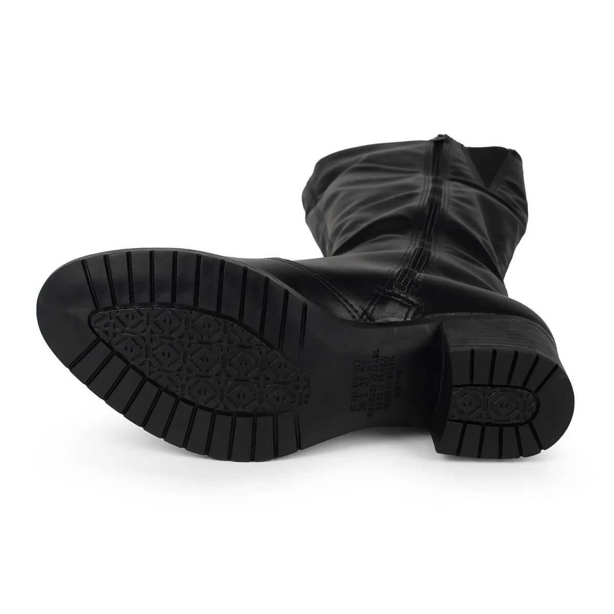 Bota Cano Longo Feminina Mississipi J0332 Preta Preto 5