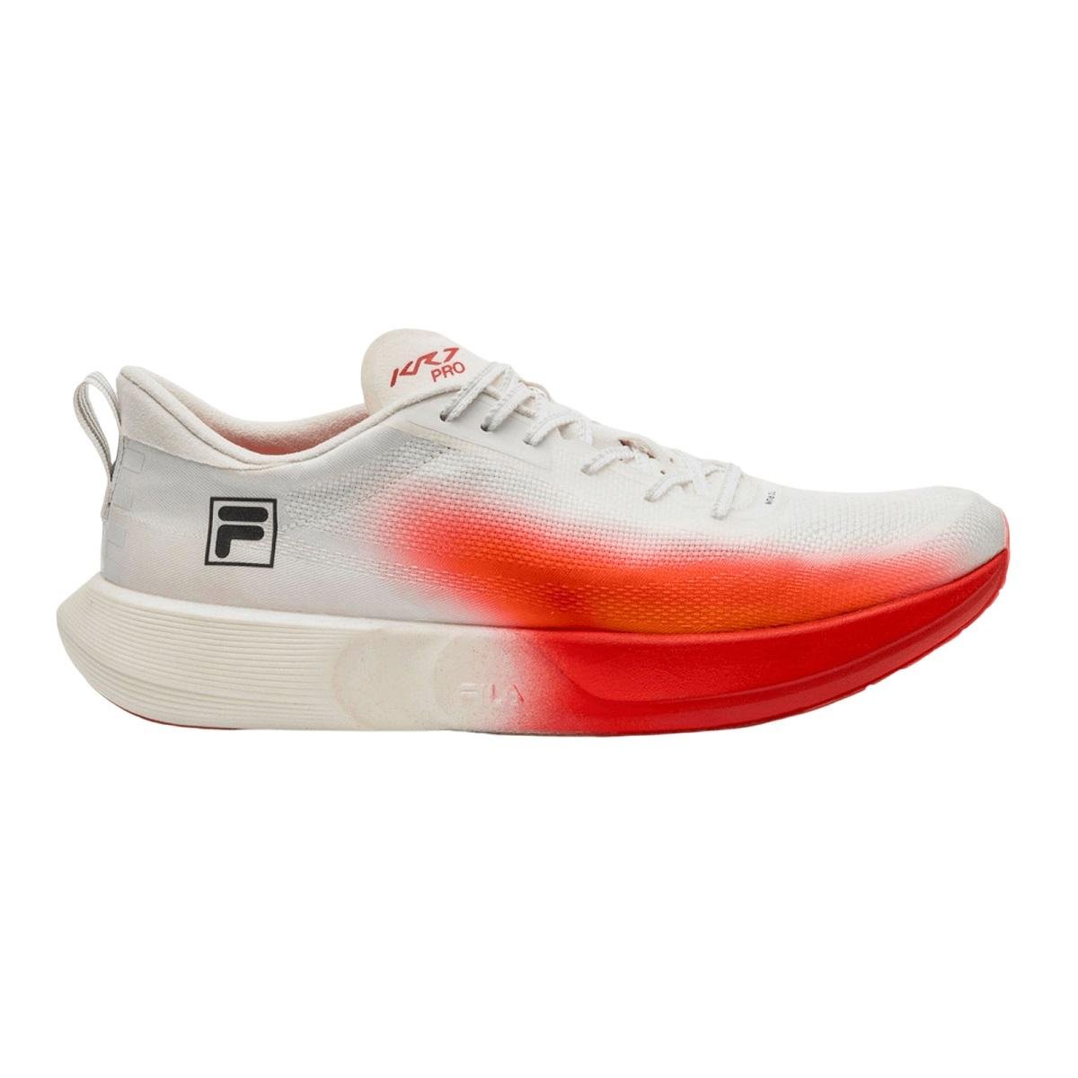 Tênis Esportivo Corrida Feminino Fila KR7 Pro Speed Tech F02R00202 Branco